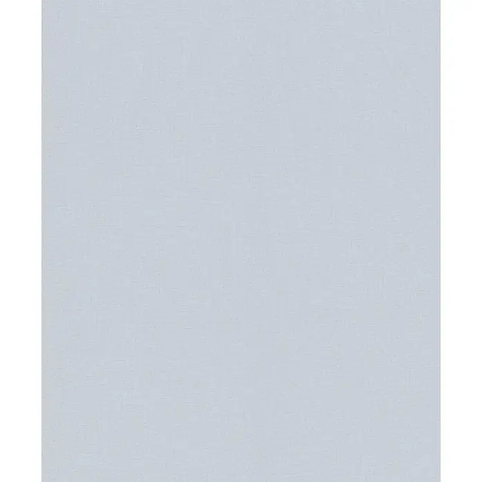 Marburg Vliestapete Novamur Oriana Uni I - Blau-Grau, Uni, 10,05 x 0,53 m - Hellblauer Stoff mit feiner Webstruktur.