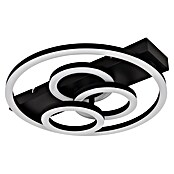Globo LED stropna svjetiljka Darryl I  (40 W, D x Š x V: 350 x 330 x 88 mm, Crna, Crna, Topla bijela) | BAUHAUS
