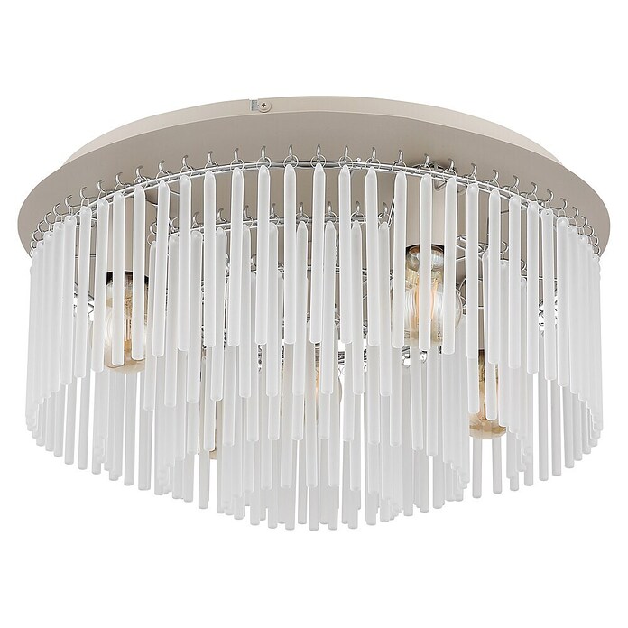 Globo Stropna svjetiljka Gorley  (60 W, Ø x V: 50 cm x 250 mm, Bež, E27) | BAUHAUS