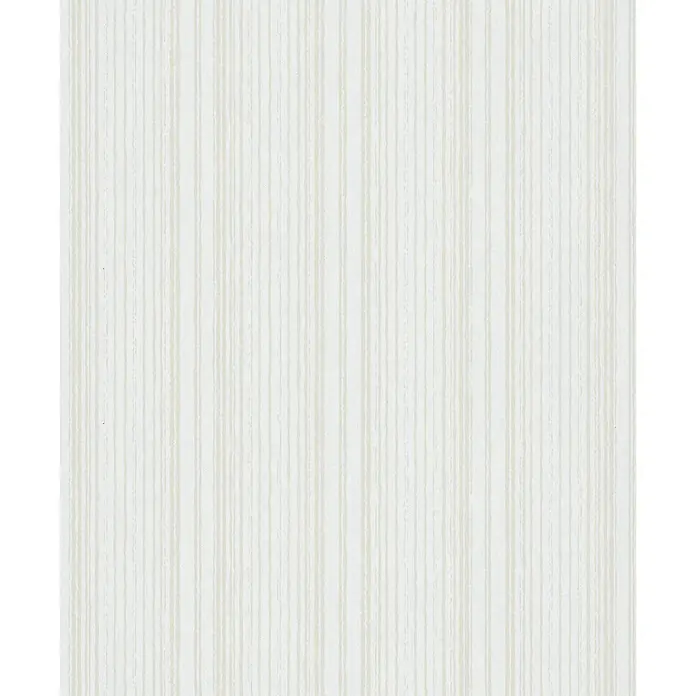 Marburg Vliestapete Novamur Leyla Streifen - Weiß-Beige, Streifen, 10,05 x 0,53 m - Helle, cremefarbene Struktur-Tapete mit schmalen, unregelmäßigen vertikalen Streifen.