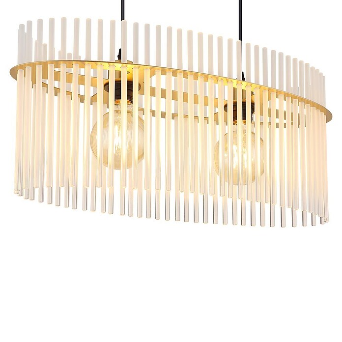 Globo Visilica Gorley  (60 W, E27, D x Š x V: 600 x 230 x 1.400 mm, Zlatna) | BAUHAUS