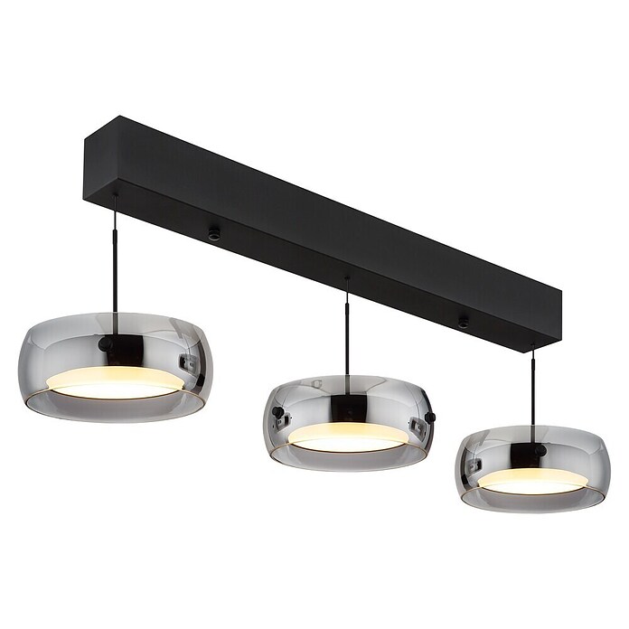 Globo LED viseća svjetiljka Livion  (30 W, Crna, D x Š x V: 850 x 200 x 1.200 mm) | BAUHAUS
