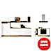 Respekta Cocina de isla Hilde con fuego 