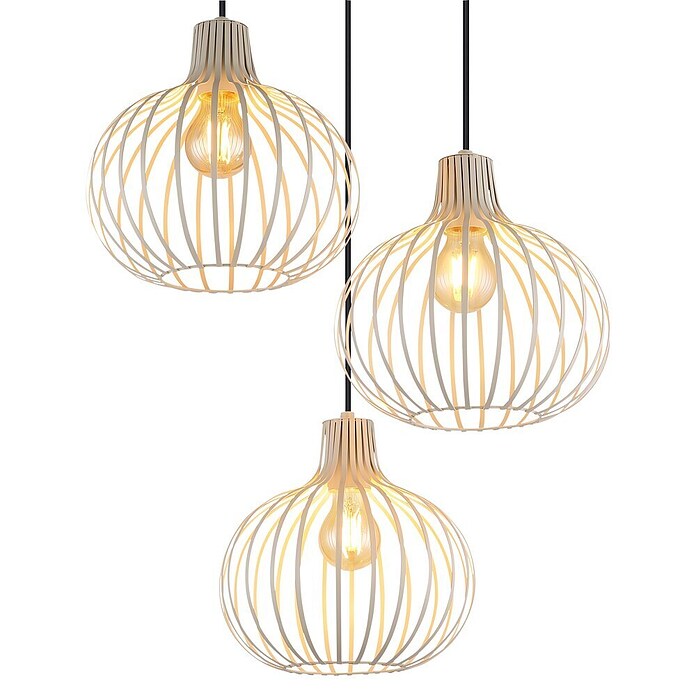 Globo Visilica Mateo  (Ø x V: 500 x 1.200 mm, E27, 40 W, Bež) | BAUHAUS