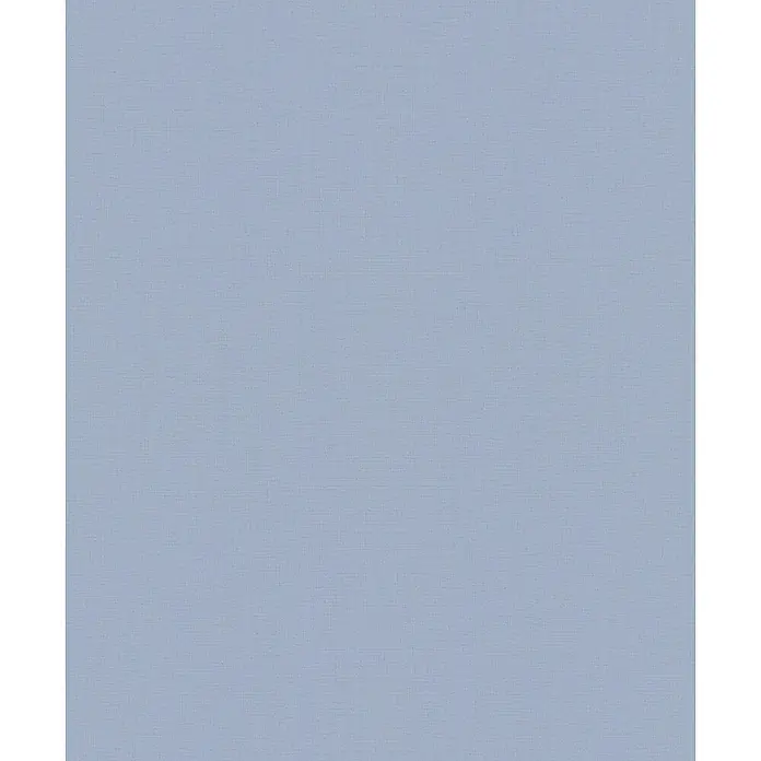 Marburg Vliestapete Novamur Oriana Uni I - Blau, Uni, 10,05 x 0,53 m - Hellblaugrauer strukturierter Stoff.