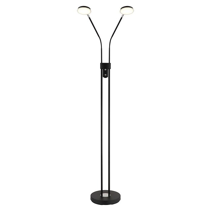 Globo LED stajaća svjetiljka Silvio  (6,5 W, Visina: 1.730 mm, Crna) | BAUHAUS
