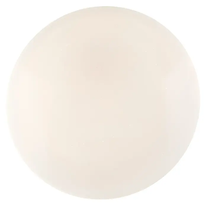 Globo LED-Deckenleuchte rund Sajama - Ø x H: 54 cm x 76 mm, 30 W - Rundes, cremeweißes Objekt mit subtilem Schimmer.