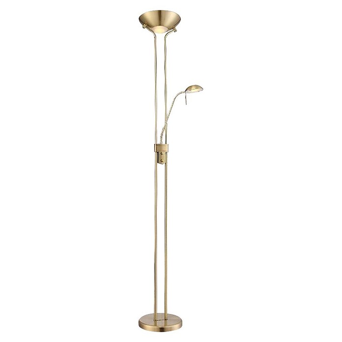 Globo LED stajaća svjetiljka Leonas  (20 W, Visina: 1.800 mm, Zlatna, Topla bijela) | BAUHAUS