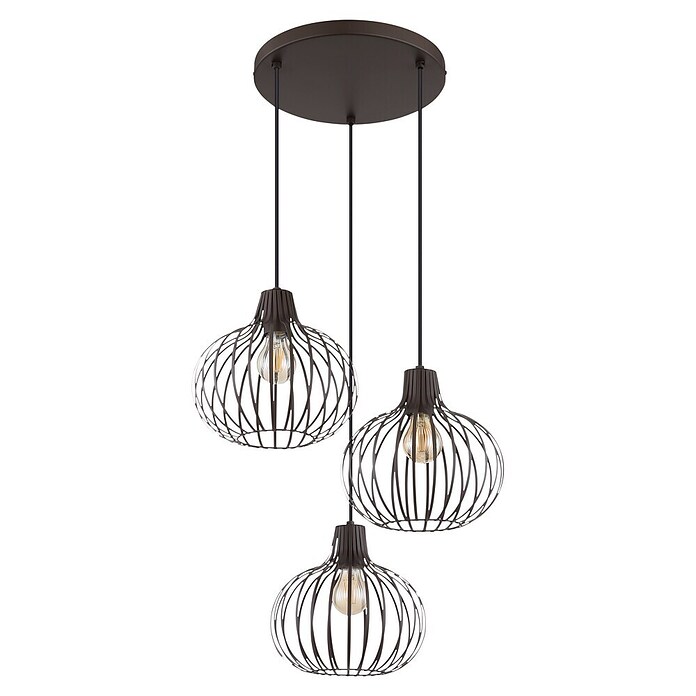Globo Visilica Mateo  (Ø x V: 500 x 1.200 mm, E27, 40 W, Crna) | BAUHAUS