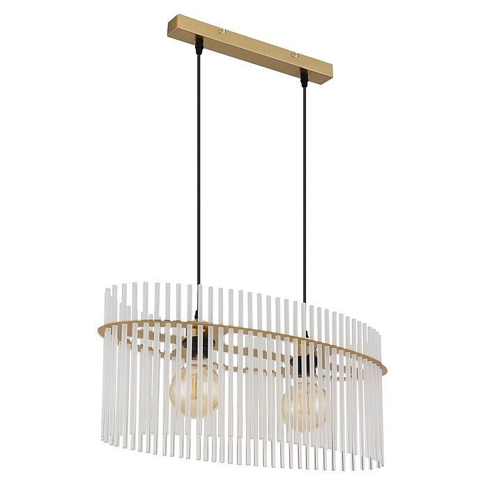 Globo Visilica Gorley  (60 W, E27, D x Š x V: 600 x 230 x 1.400 mm, Zlatna) | BAUHAUS