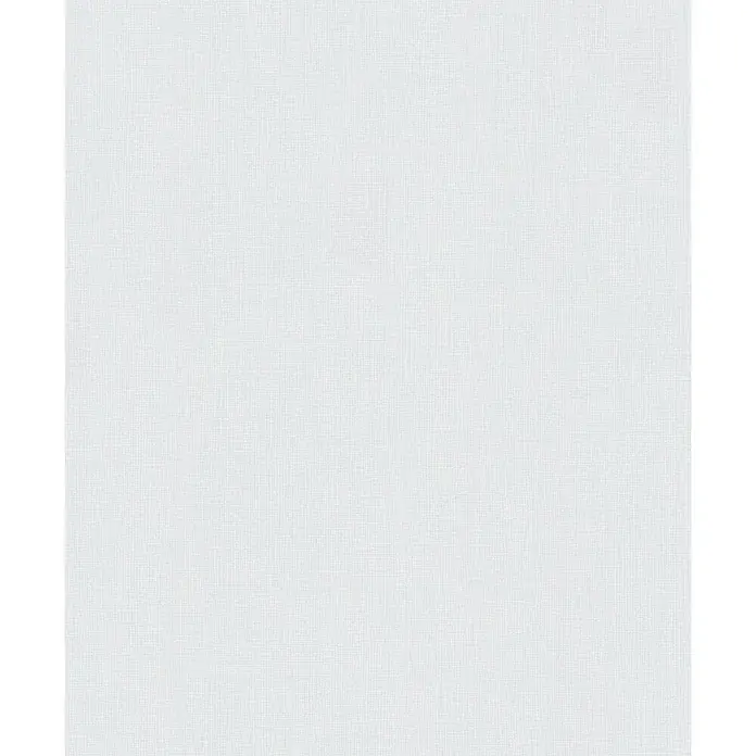 Marburg Vliestapete Novamur Leyla - Weiß, Uni, 10,05 x 0,53 m - Weiße, fein texturierte Oberfläche mit einem subtilen, unregelmäßigen Webmuster.