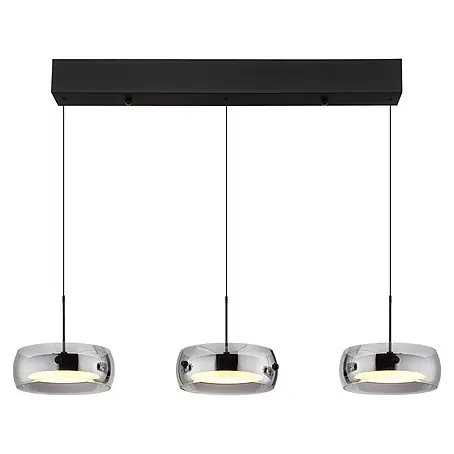 Globo  LED-Pendelleuchte rund Livion