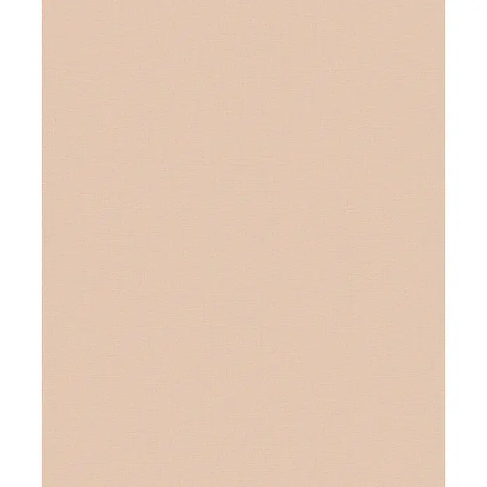 Marburg Vliestapete Novamur Oriana Uni I - Orange, Uni, 10,05 x 0,53 m - Helle pfirsichfarbene Textil- oder Papierstruktur mit feinem Webmuster.