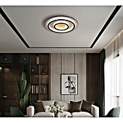 Globo Okrugla stropna LED svjetiljka Jayden  (60 W, Crna, Zlatna, Topla bijela, Ø x V: 550 x 60 mm) | BAUHAUS