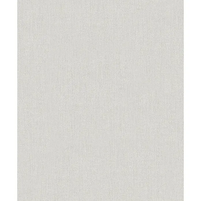 Marburg Vliestapete Novamur Leyla Uni - Grau, Uni, 10,05 x 0,53 m - Hellgraue texturierte Stoffoberfläche.