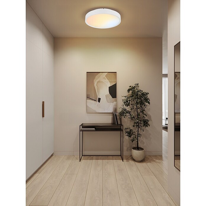 Globo LED stropna svjetiljka Jess  (57 W, Bijela, Ø x V: 390 x 77 mm) | BAUHAUS
