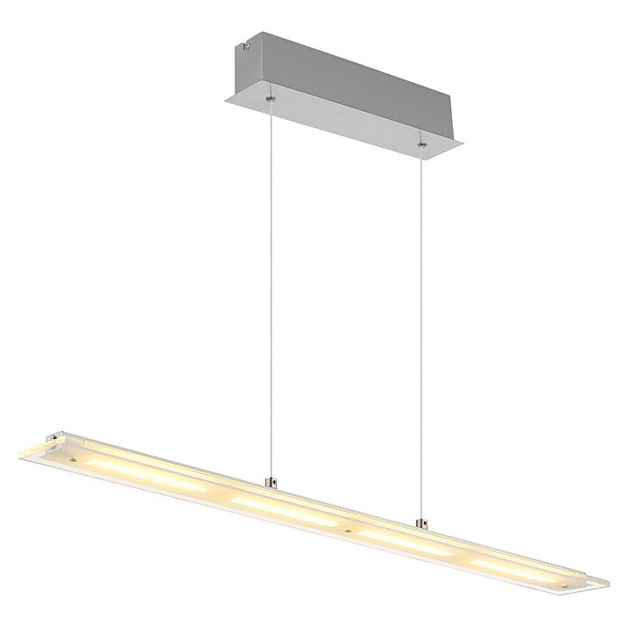 Globo LED viseća svjetiljka Novak  (20 W, Siva, Hladna bijela, D x Š x V: 880 x 90 x 1.500 mm) | BAUHAUS
