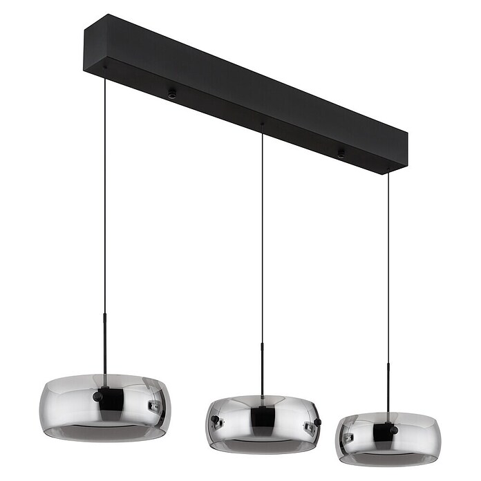 Globo LED viseća svjetiljka Livion  (30 W, Crna, D x Š x V: 850 x 200 x 1.200 mm) | BAUHAUS
