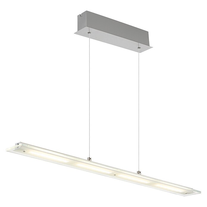 Globo LED viseća svjetiljka Novak  (20 W, Siva, Hladna bijela, D x Š x V: 880 x 90 x 1.500 mm) | BAUHAUS