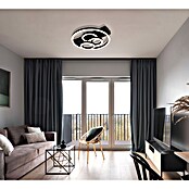 Globo LED stropna svjetiljka Darryl I  (40 W, D x Š x V: 350 x 330 x 88 mm, Crna, Crna, Topla bijela) | BAUHAUS