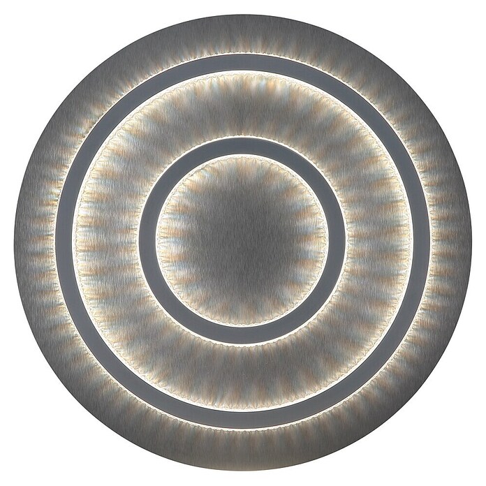 Globo LED stropna svjetiljka Jayden  (60 W, Crna, Svijetlo siva, Topla bijela, Ø x V: 550 x 60 mm) | BAUHAUS
