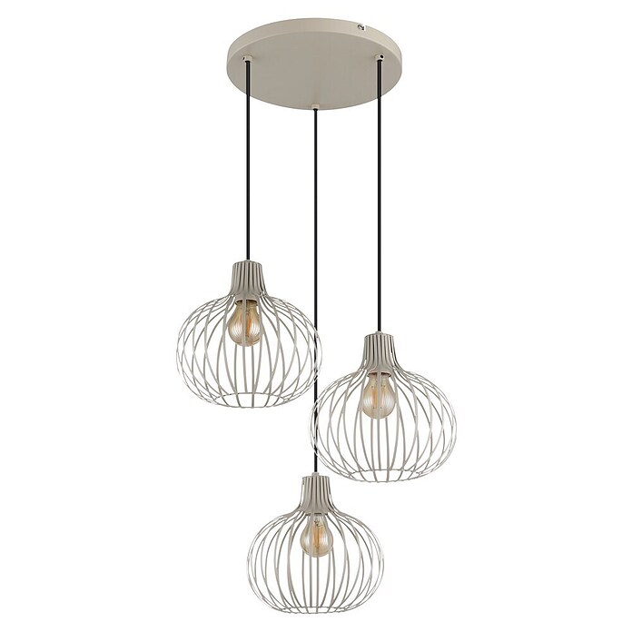 Globo Visilica Mateo  (Ø x V: 500 x 1.200 mm, E27, 40 W, Bež) | BAUHAUS