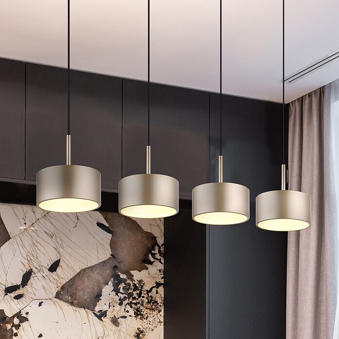 Globo Lámpara colgante LED redonda Raymond (40 W, Blanco cálido) | BAUHAUS