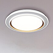 Globo Okrugla stropna LED svjetiljka Janice  (48 W, Ø x V: 490 x 70 mm, Bijela, Bijela, Topla bijela) | BAUHAUS