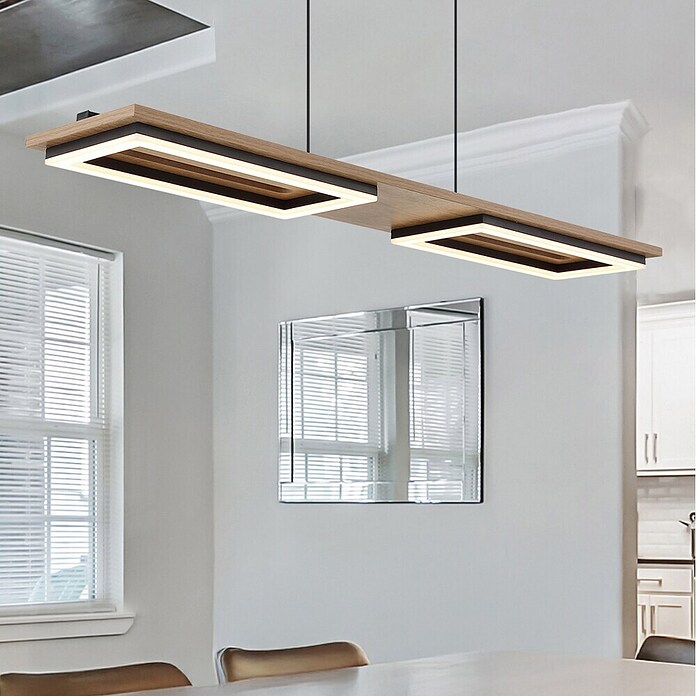 Globo Lámpara colgante LED redonda Bruce (30 W, Blanco cálido) | BAUHAUS