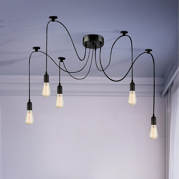 Globo Visilica Oliver  (60 W, E27, Crna) | BAUHAUS