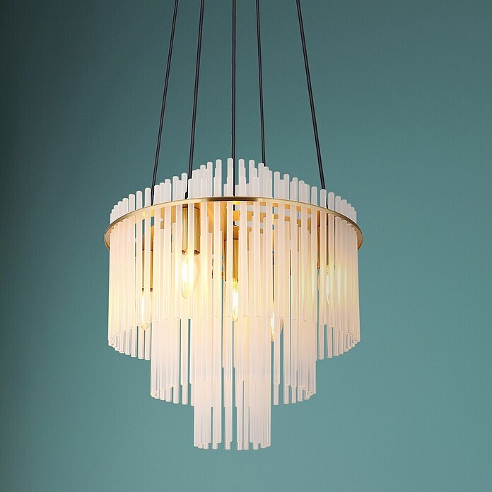 Globo Visilica Gorley  (40 W, Ø x V: 40 x 120 cm, E14, Zlatna) | BAUHAUS