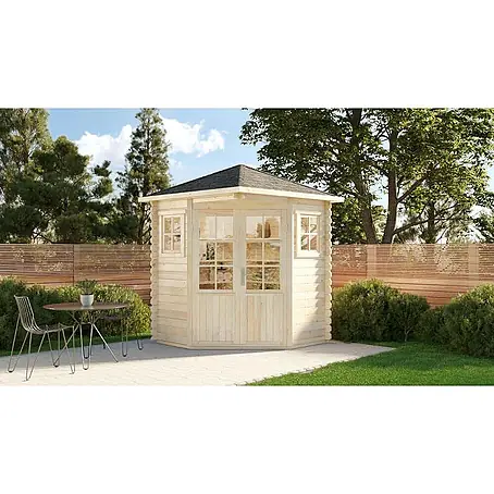 Alpholz  Gartenhaus ECO Set Sunny A imprägniert