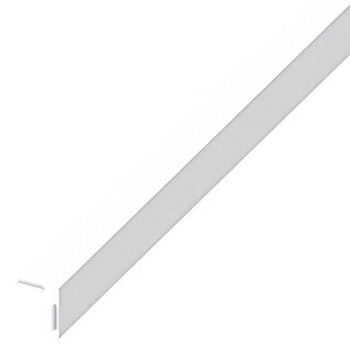 Hoekprofiel (1.000 x 30 x 30 mm, Dikte: 1,1 mm, Kunststof, Wit)