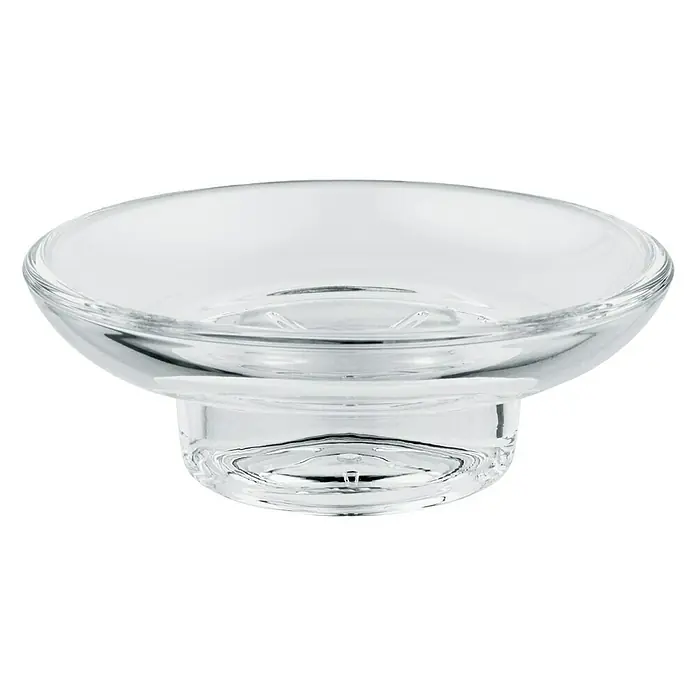 Grohe Essentials Ersatz-Seifenschale - Glas, Transparent - Elegante Seifenschale aus klarem Glas. Die perfekte Ergänzung für jedes Badezimmer und eine stilvolle Aufbewahrung für Ihre Seife.