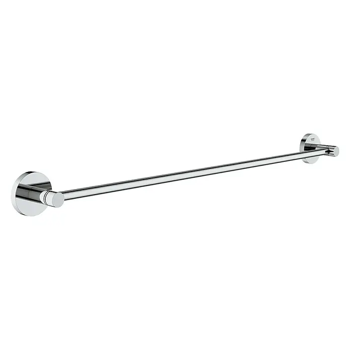 Grohe Essentials Badetuchhalter - Breite: 65,4 cm, Chrom, Glänzend - Handtuchhalter aus Chrom, ein elegantes Accessoire für jedes Badezimmer, das Funktionalität und modernes Design vereint.\n