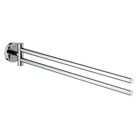 Grohe Essentials Handtuchhalter (2-armig, Chrom, Glänzend)