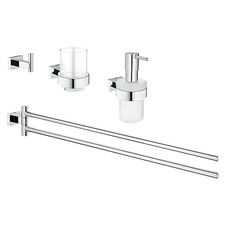 Grohe Essentials Cube Bad-Set 4in1 Variante 1