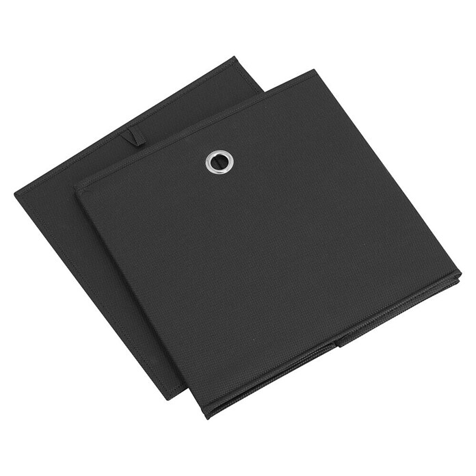 Zeller Present Klappbox (32 x 32 x 32 cm, Schwarz)