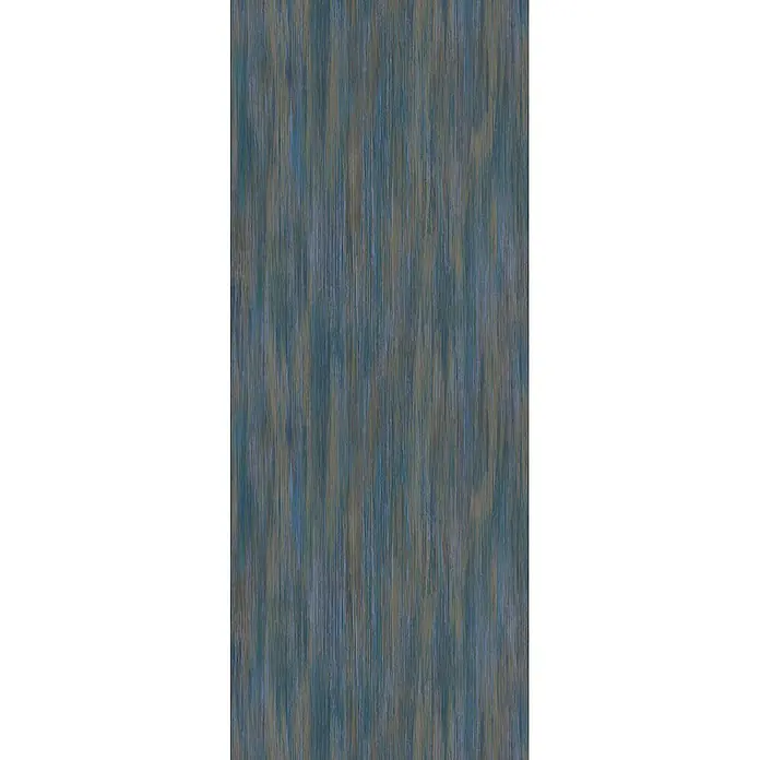 Marburg Smart Art Aspiration Fototapete Streifen - B x H: 106 x 270 cm, Vlies, Blau - Strukturierte Oberfläche mit vertikalen Pinselstrichen in Blau und Goldbraun.