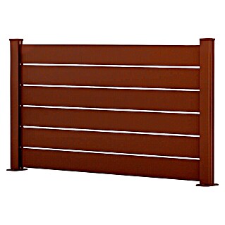 Dioco Smartwall Valla (L x Al: 177 x 100 cm, Óxido, Aluminio)