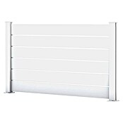 Dioco Smartwall Valla Persiana (L x Al: 177 x 100 cm, Blanco, Aluminio) | BAUHAUS