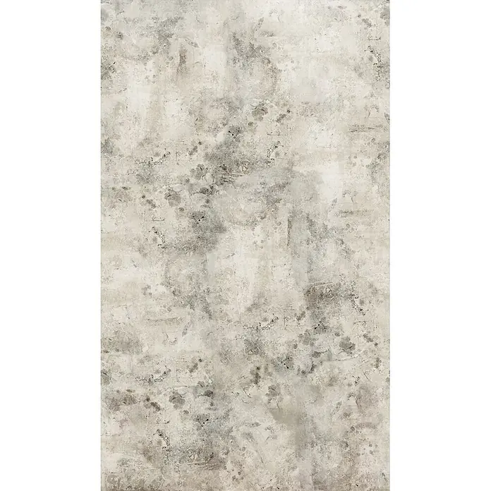 Marburg Fototapete Steinoptik - B x H: 159 mm x 270 cm, Vlies, Greige - Gesprenkelte, hellgrau-beige Grunge-Textur mit dunklen Flecken und abgenutzten Stellen, die an alten Beton oder Putz erinnert.