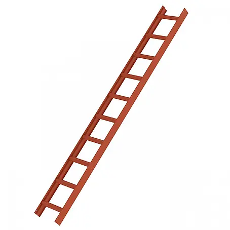 Munk  Dachleiter Aluminium Dachleiter 10 Sprossen rot
