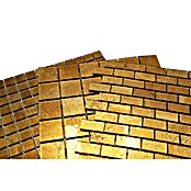 Mosaikfliese Quadrat Crystal Uni CM 4GO20 (30 x 30 cm, Gold, Glänzend)