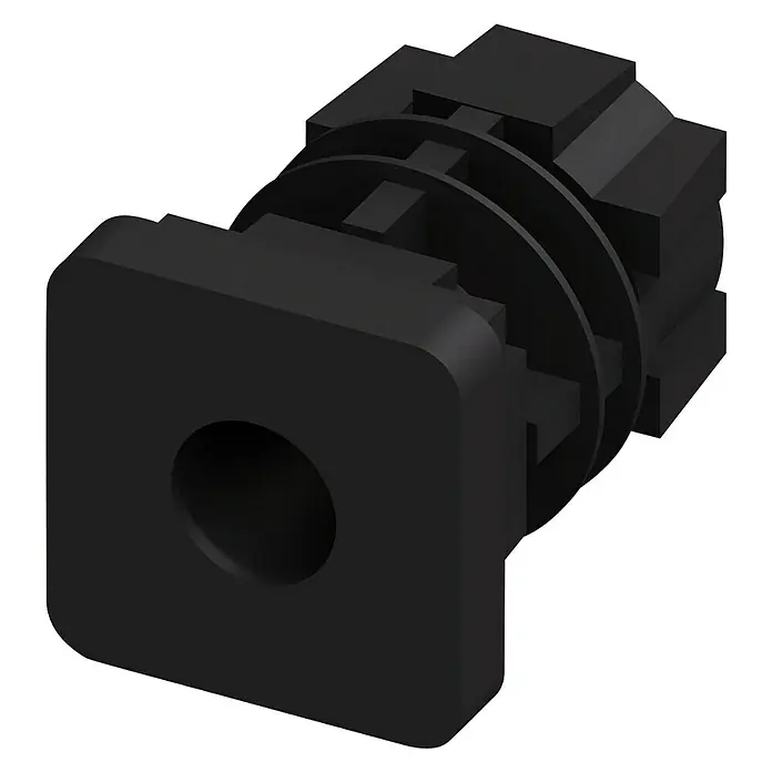 PD® Lamellenpluggen 35x35 mm voor vierkante buis - Vierkante eindkappen van PE-kunststof - Buispluggen voor stalen buis, roestvaststalen buis, aluminium buis & profiel - Vierkant zwart - 4 st