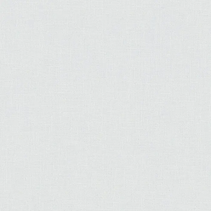 Marburg Boho Vliestapete Uni - Hellgrau, Uni, 10,05 x 0,53 m - Weiße Stofftextur mit sichtbarer Webstruktur.