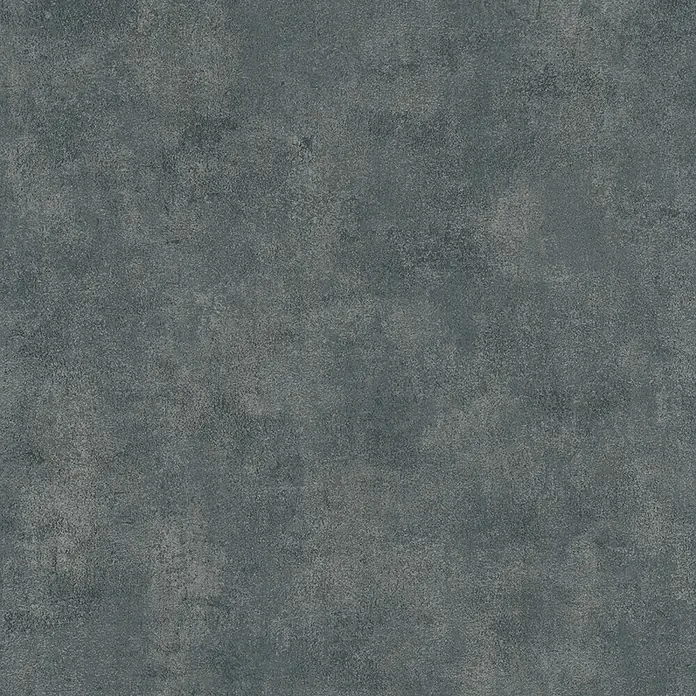 Marburg City Glow Vliestapete Uni - Schwarz-Gold, Uni, 10,05 x 0,53 m - Dunkel blaugraue Betonoptik mit distressed, industriellem Finish für Oberflächen.