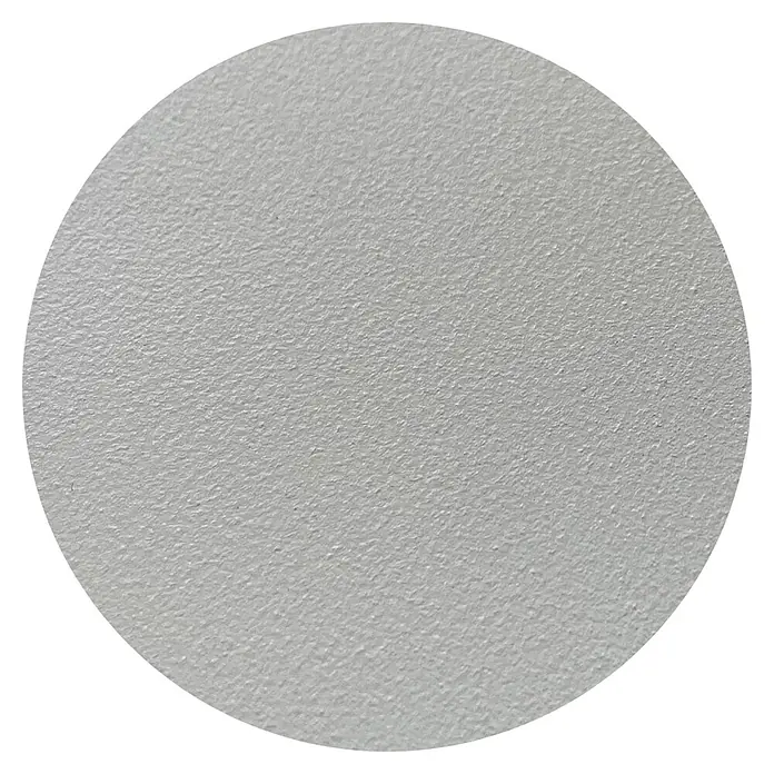 Regalux Metall-Mehrzweckschrank - H x B x T: 90 x 80 x 41 cm, Grau, Anzahl Böden: 1 Stk. - Eine kreisförmige, hellgraue, texturierte Oberfläche.