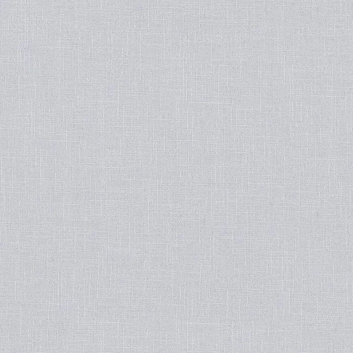 Marburg Boho Vliestapete Uni I - Blau-Grau, Uni, 10,05 x 0,53 m - Hellgraue gewebte Stofftextur.