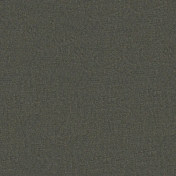 Marburg Ritus Vliestapete Putzoptik - Schwarz, Sonstiges, 10,05 x 0,53 m - Dunkelgraue Texturoberfläche mit feinen goldenen Sprenkeln, ähnlich einem strapazierfähigen Stoff oder Teppich.